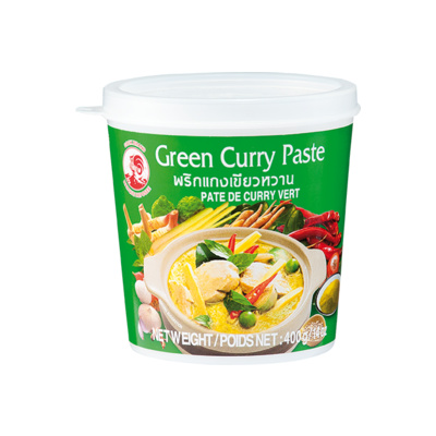 Thajská kari pasta zelená 400g (Green curry paste)