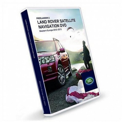 Navigační DVD Land Rover - ZÁPADNÍ EVROPA 2012/2013