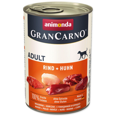 Konzerva Animonda Gran Carno Adult hovězí a kuře 400g-KS