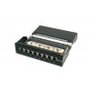 Digitus Desktop CAT 6 Patch Panel, stíněný Class E, 8-port RJ45, 8P8C, LSA, černý, 482x44x109 - DN-91608SD