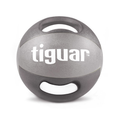 Tiguar Tiguar medicinbál s úchyty 8 kg (šedý)