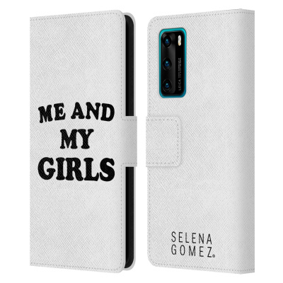 Pouzdro HEAD CASE pro mobil Huawei P40 - zpěvačka Selena Gomez - Me and my girls (Otevírací obal, kryt na mobil Huawei P40 Selena Gomez - Girls)