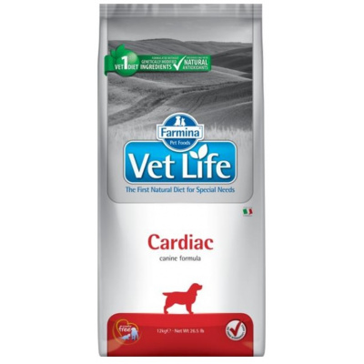 Farmina Pet Foods Vet Life Natural Canine Dry Cardiac Velikost balení kg: 10 kg