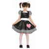 Zlá panenka - dětský kostým - věk 5 - 6 roků - 110 - 115 cm