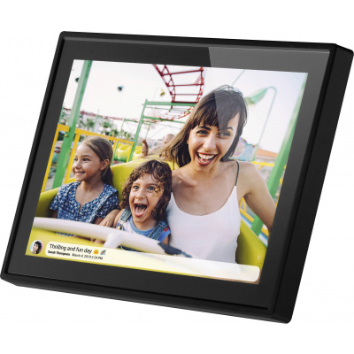 Braun Phototechnik DigiFrame 1019 WiFi schwarz digitální fotorámeček 25.7 cm 10.1 palec Energetická třída (EEK2021): C (A - G) 1280 x 800 Pixel 16 GB černá