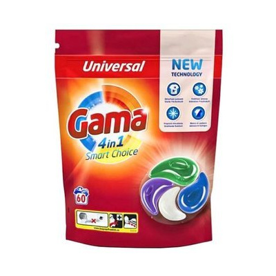 Gama (Vizir) 4in1 Universal kapsle na praní 60 ks