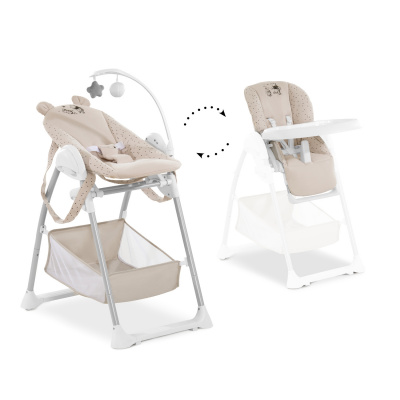 Hauck Sit´n Relax 2v1 2023 jídelní židlička Winnie the Pooh Beige