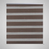 vidaXL Roleta den a noc / Zebra / Twinroll 80x150 cm [240199] Barva: Hnědá