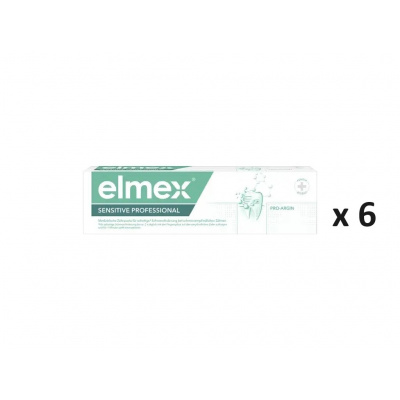 elmex Professional Zubní pasta Sensitive 6x75 ml-VÝHODNÉ BALENÍ