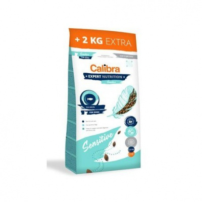 Calibra Dog EN Sensitive Salmon 12+2kg NEW Calibra