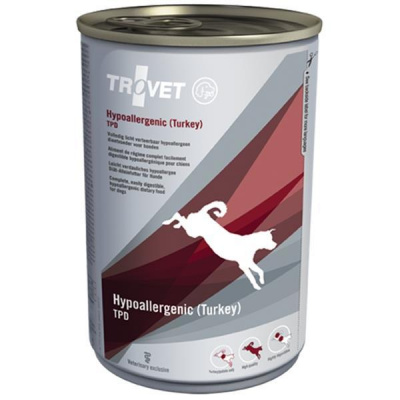 M+H VET s.r.o. Trovet Canine TPD Hypoallergenic konzerva Turkey 400 g