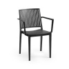 Rojaplast Křeslo BARS ARMCHAIR - černá 461900