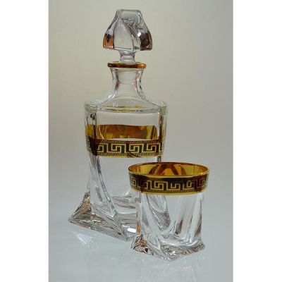 crystalite bohemia quadro whisky set 1 6 –