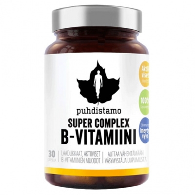 Puhdistamo Super Vitamin B Complex - 30 kapslí
