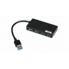 iBox IUH3F56 interface hub USB 3.2 Gen 1 (3.1 Gen 1) Type-A 5000 Mbit/s Black