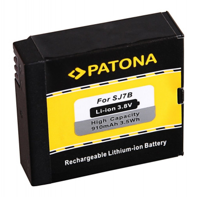 Baterie PATONA kompatibilní s SJCAM SJ7 Star Baterie, pro videokameru, 910 mAh, Li-Ion, kompatibilní s SJCAM SJ7 Star PT1278