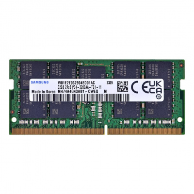 SA4 Samsung SO-DIMM ECC 32GB DDR4 2Rx8 3200MHz PC4-25600 M474A4G43AB1-CWE