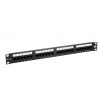 SOLARIX 19" patch panel Solarix 24 x RJ45 CAT5E UTP 150 MHz černý 1U SX24-5E-UTP-BK 24000240