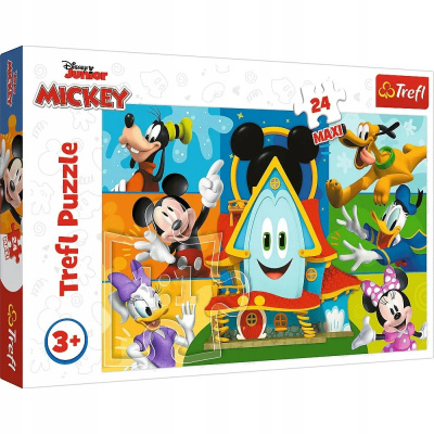 Puzzle Trefl Maxi 24 dílků Puzzle 24 maxi Mickey Mouse a přátelé TREFL 14351