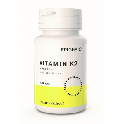 Vitamin K2 Epigemic 60 kapslí (kosti, srážlivost krve)