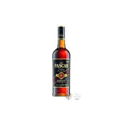 Old Pascas „ Dark Barbados ” fine old Caribbean rum 37.5% vol. 1.00 l