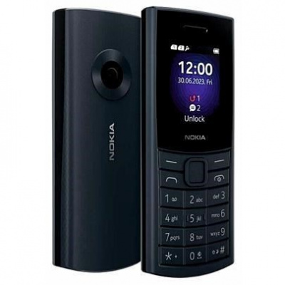 Nokia 110 4G Dual SIM, černo-modrá (2023) - 1GF018MPE1L07