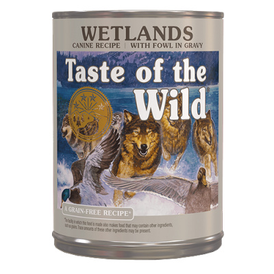 Taste of the Wild konzerva Wetlands Wild Fowl 390g (min. odběr 6 ks)