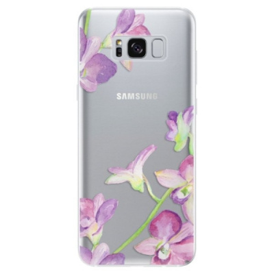 iSaprio Odolné silikonové pouzdro iSaprio - Purple Orchid - Samsung Galaxy S8