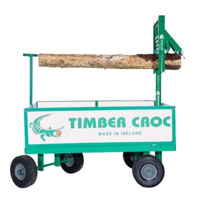 Vozík na dřevo Croc Log s vestavěným držákem na polena