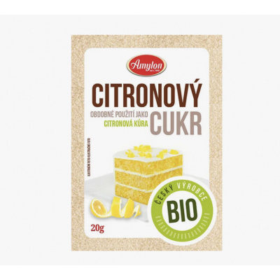 Bio citronový cukr 20g, Amylon