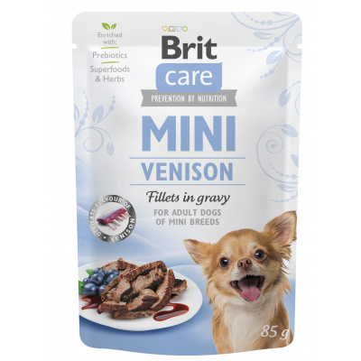 Brit Care Mini Venison fillets in gravy 85 g