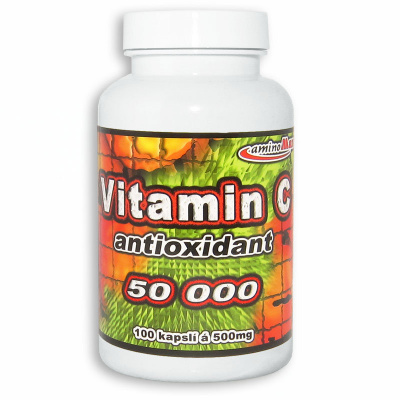 Vitamín C 50 000 "pro imunitní systém" | AminoMax | 100 kapslí á 500mg