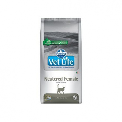Vet Life Natural CAT Neutered Female 10kg Vet Life Natural (Farmina Pet Foods)