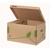 LEITZ Esselte ECO archivační kontejner s víkem, na krabice 80/100 mm, hnědá 623918
