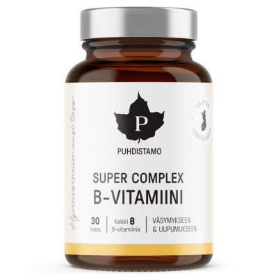 Puhdistamo Super Vitamin B Complex 30 kapslí Varianta: Super Vitamin B Complex 30 kapslí