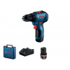 Bosch GSR 12V-30 Professional, 2x 12V 2,0 Ah