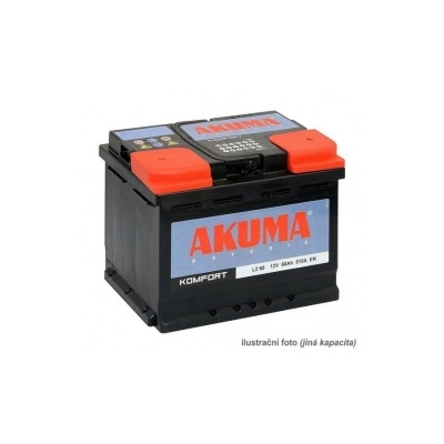 Autobaterie AKUMA 12V 55 Ah 480A Komfort am27012