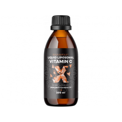 BrainMax Liquid Liposomal Vitamin C - Tekutý lipozomální Vitamín C, 200 ml