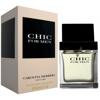 Carolina Herrera Chic for Men, Toaletní voda, Pánska vôňa, 60ml