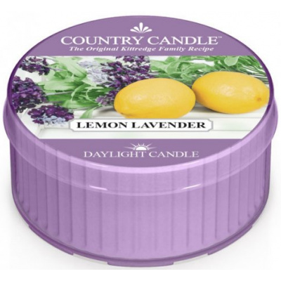 Country Candle - vonná svíčka LEMON LAVENDER (Citronová levandule) 42 g