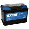 Autobaterie EXIDE Excell 12V, 74Ah, 680A, EB740
