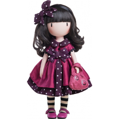 Santoro London Gorjuss od Paola Reina - panenka Ladybird (5-kloubová panenka, 32 cm vysoká, černé vlasy, černé oči, nemrkací)