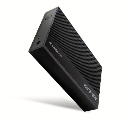 AXAGON EE35-GTR, USB-C 5Gbps - SATA 6G 3.5'' RIBBED box, černý EE35-GTR