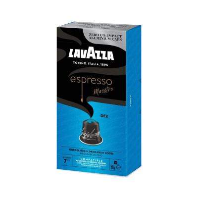 Lavazza Nespresso espresso Maestro DEK 10 kapslí