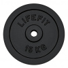 Kotúč LIFEFIT 15kg, kovový, pre 30mm tyč