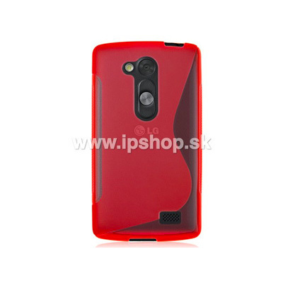 Ochranný gelový/gumový kryt (obal) Red Wave (červený) na LG D290n L Fino / LG D295n L Fino Dual SIM