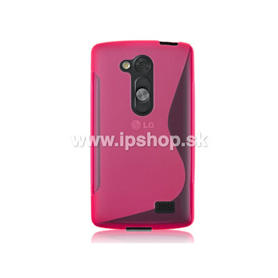Ochranný gelový/gumový kryt (obal) Pink Wave (růžový) na LG D290n L Fino / LG D295n L Fino Dual SIM