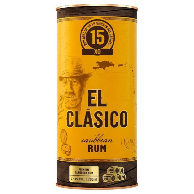El Clásico XO rum 37,5% 0,7 l (tuba)