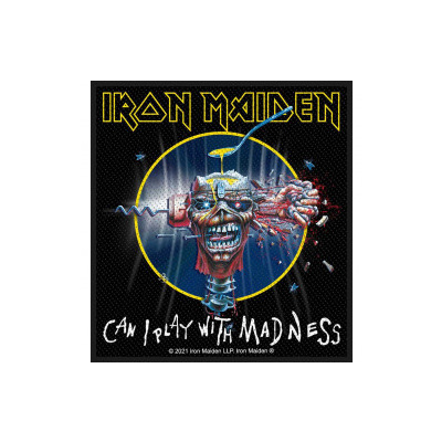 IRON MAIDEN - CAN I PLAY WITH MADNESS - NÁŠIVKA