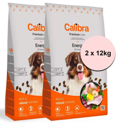 Calibra Dog Premium Line Energy 2 x 12 kg